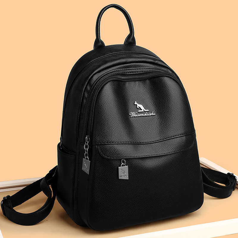 Luxury Bags Women Brands - 하이 퀄리티 가죽 배낭 여성용 숄더백,