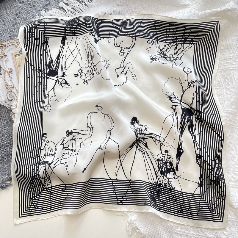 Luxury Bags Drawing - 아트 라인 캐릭터 드로잉 새틴 스몰