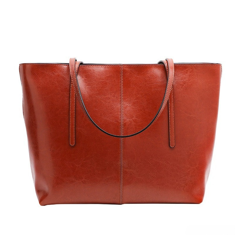Luxury Bags Everyday - 여성용 타임리스 빈티지 토트백, 정품 가죽