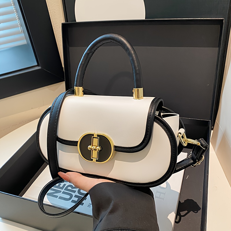 Luxury Bags Storage - 여성용 우아한 스몰 스퀘어 크로스백 명품