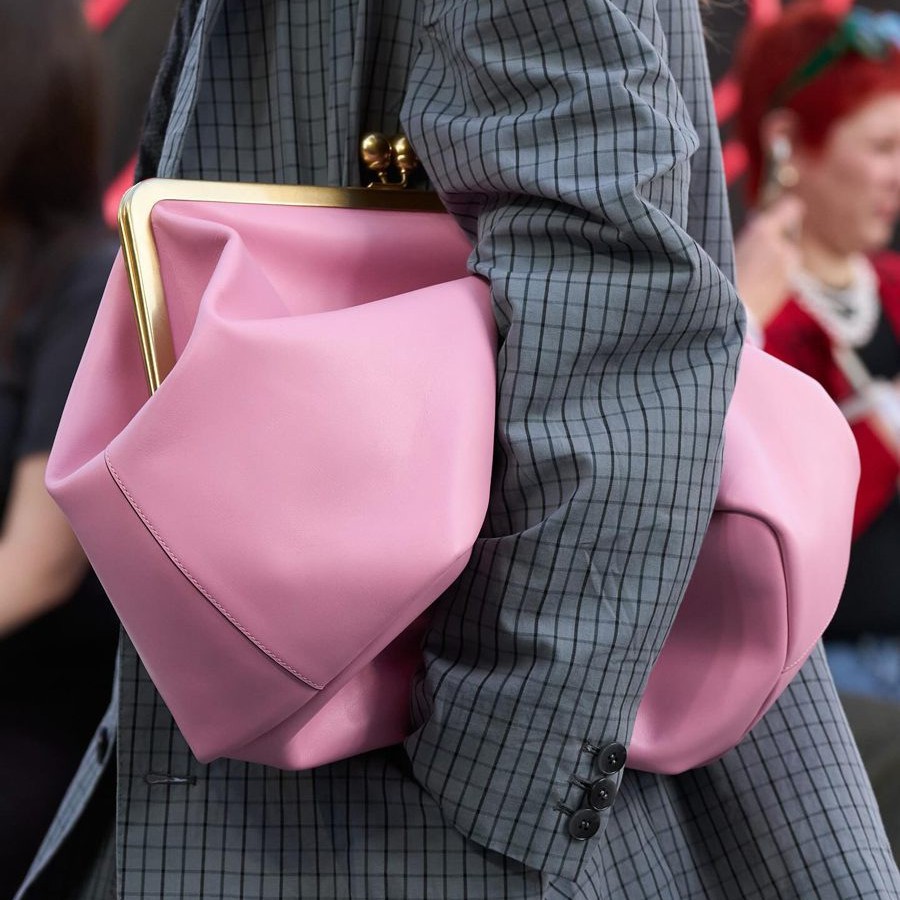 Luxury Bags Dior - 패션 대형 키스락 클립 쉘 클러치