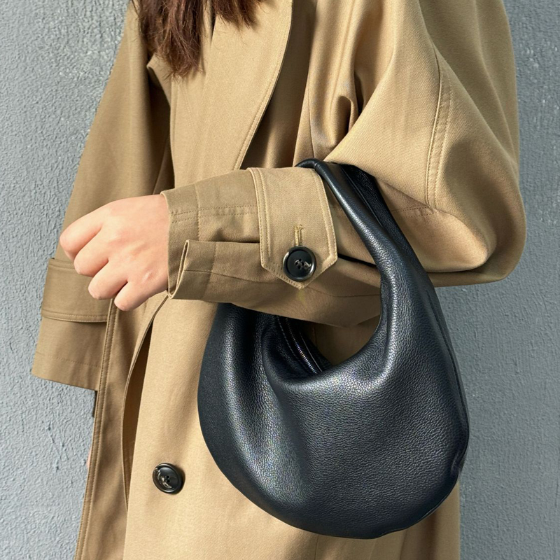 일본 스타일 맞춤 이니셜 천연 가죽 반달 모양 가방 여 - Luxury Bags In Japan 리뷰 및 가격