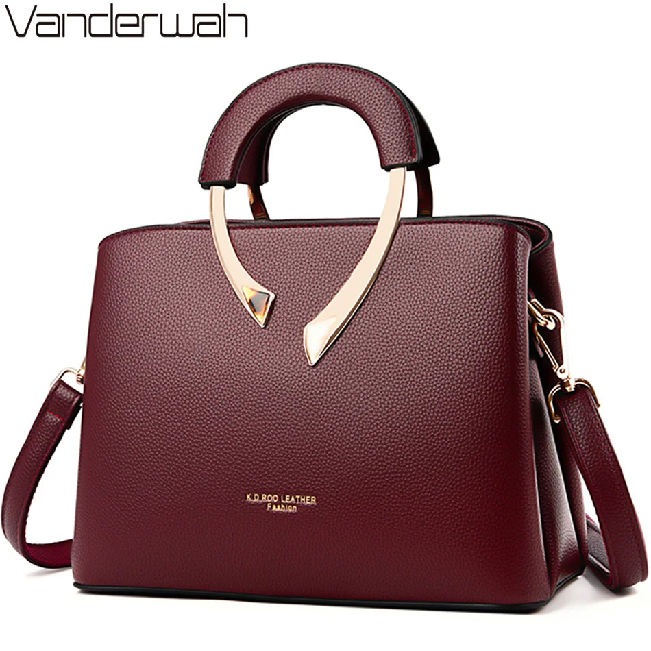 정품 VANDERWAH 고품질 Pu 가죽 캐주얼 토트  - Luxury Bags Storage 리뷰 및 가격