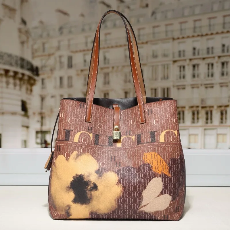 럭셔리 여성용 우아한 대용량 토트백 프린트 모노그램 자 - Tote Bag Leather Monogram 리뷰 및 가격