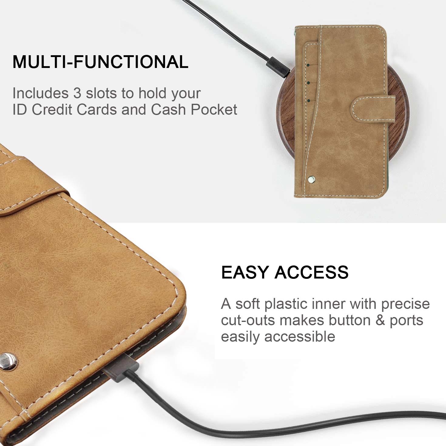 빈티지 가죽 지갑 Infinix Note 60 Pro  - Luxury Bags Edit 리뷰 및 가격