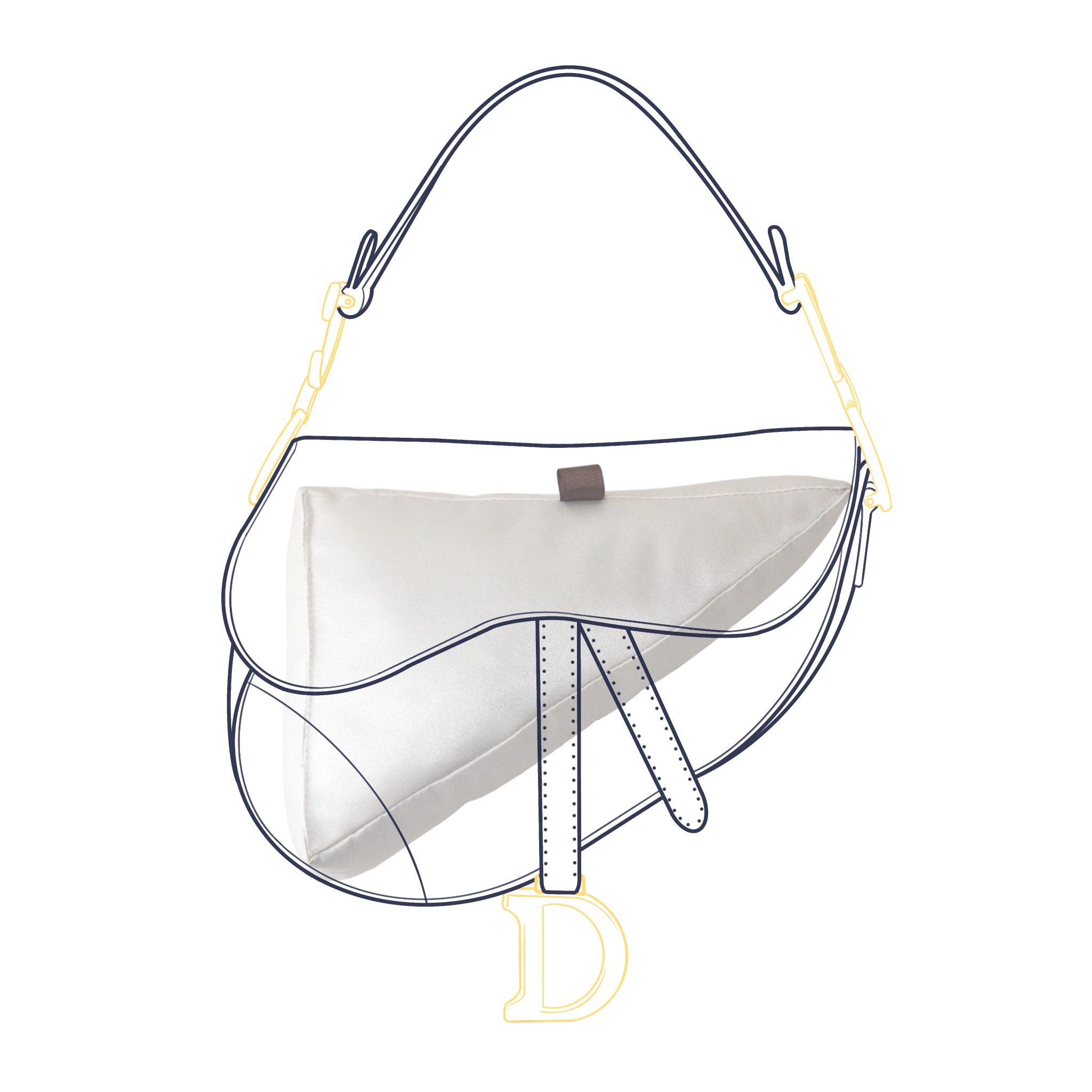 새들 가방에 적합 럭셔리 핸드백 삽입 가방 셰이퍼 베개 - Luxury Bags Dior 리뷰 및 가격