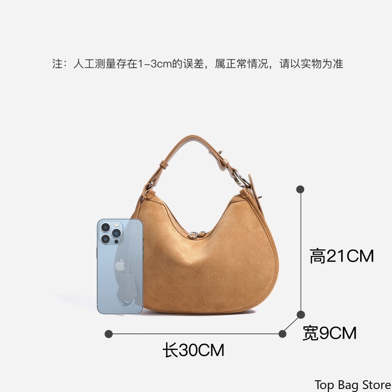 빈티지 소프트 스웨이드 가죽 여성용 숄더백, 정품 가죽 - Luxury Bags Everyday 리뷰 및 가격