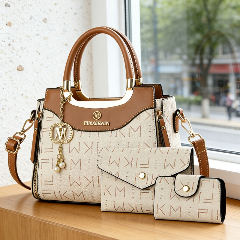 3피스 세트 고급 프린트 레터링 가방, 프리미엄 패셔너 - Luxury Bags & Leather Repair Of Atlanta Photos 리뷰 및 가격