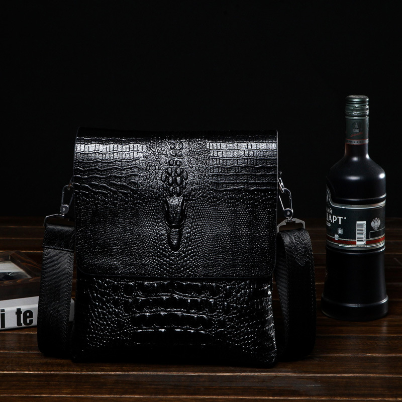 럭셔리 브랜드 메신저 가방 남성 가죽 비즈니스 악어 숄 - Luxury Bags Storage 리뷰 및 가격