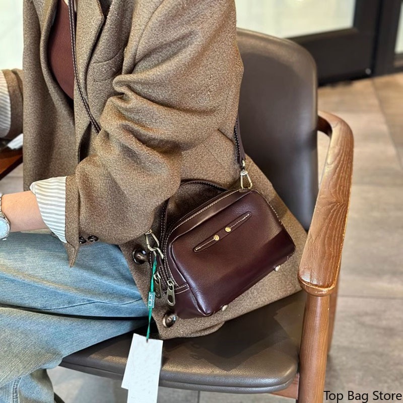 세련된 빈티지 여성용 데일리 숄더백, 천연 가죽 탑 그 - Luxury Bags Everyday 리뷰 및 가격
