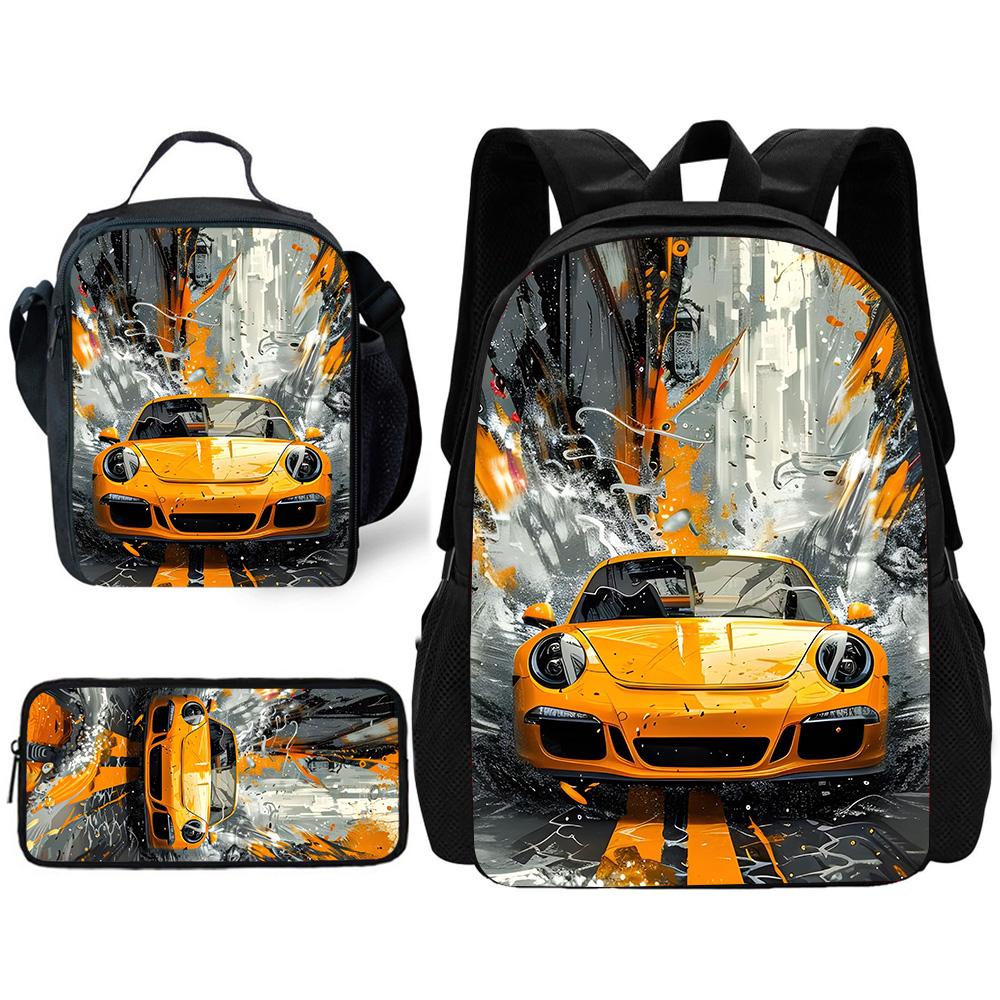 어린이 학교 패션 럭셔리 스포츠카 배낭 점심 가방, 연 - Luxury Bags Best 리뷰 및 가격