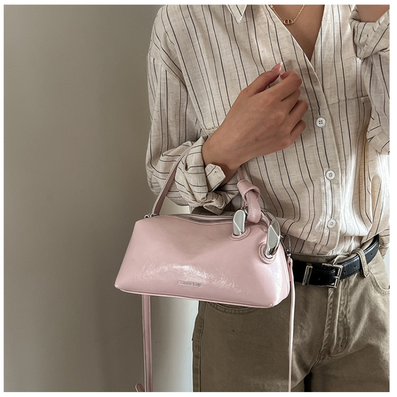 여성 패션 글로시 페이턴트 PU 가죽 지퍼 탑 핸들 크 - Top Handle Patent Bag 리뷰 및 가격