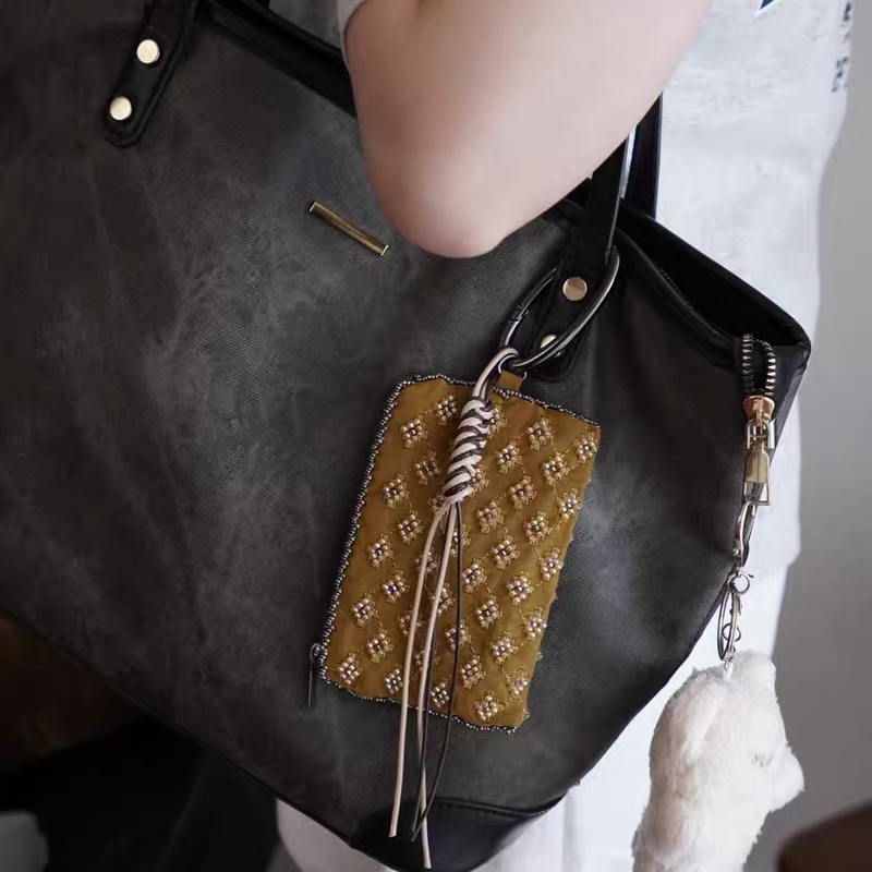 여성용 한국식 캐주얼 미니 액세서리 참 백 고급 디자이 - Luxury Zipper Bags 리뷰 및 가격