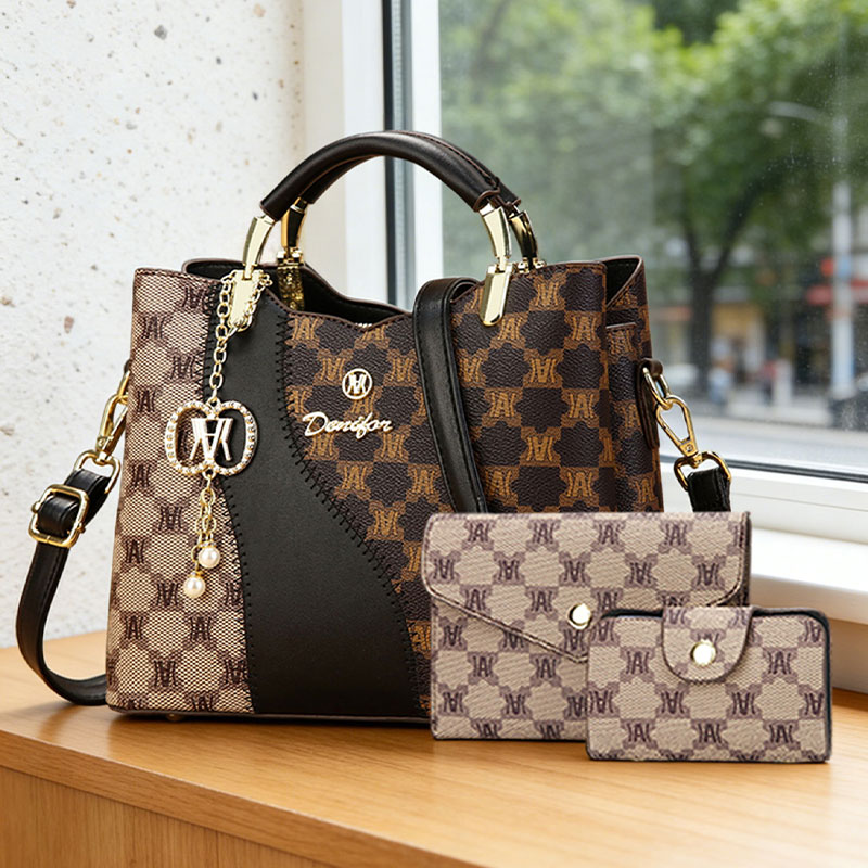 프리미엄 프린트 여성 핸드백, 고급스러운 3종 세트,  - Luxury Bags Must Have 리뷰 및 가격