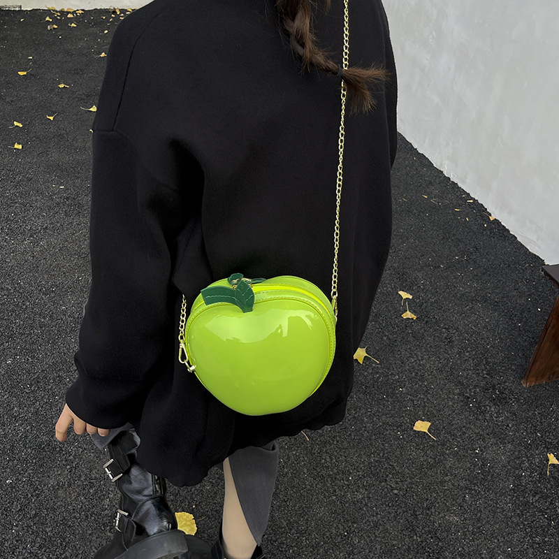 여성용 귀여운 애플 퍼스 2026 신상 에나멜 가죽 크 - Luxury Bags Storage 리뷰 및 가격