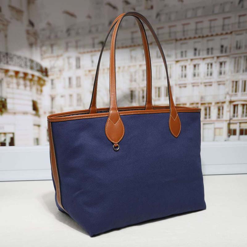 데님 모노그램 토트백 여성용 지퍼 동전 지갑 가죽 트림 - Tote Bag Leather Monogram 리뷰 및 가격
