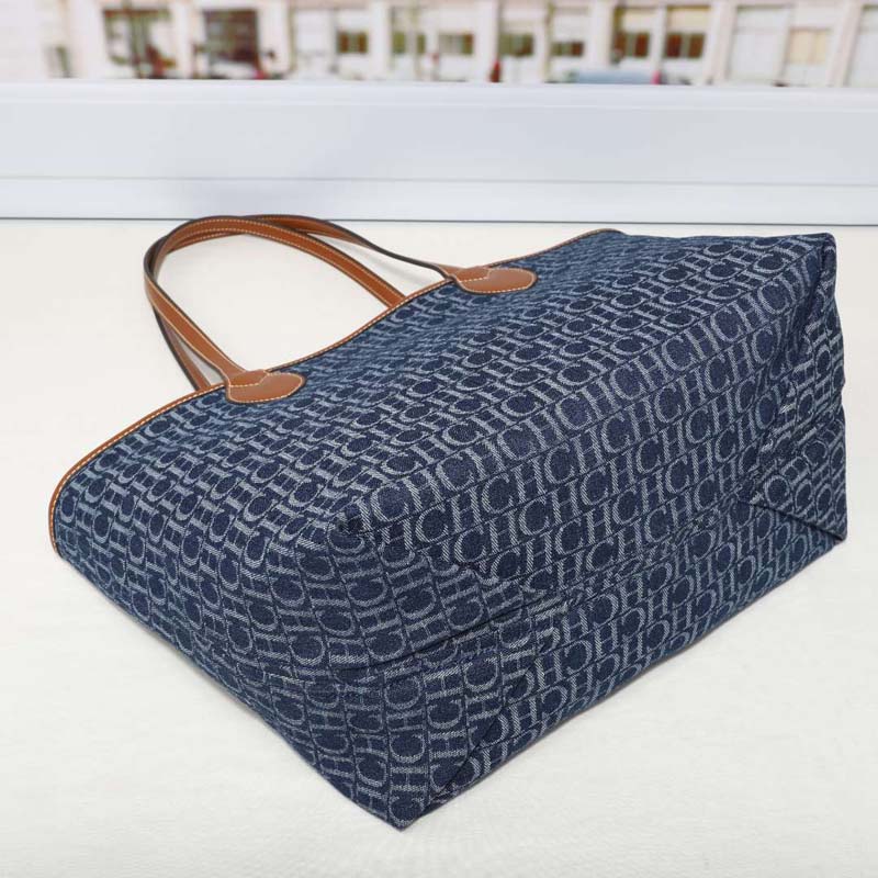 데님 모노그램 토트백 여성용 지퍼 동전 지갑 가죽 트림 - Tote Bag Leather Monogram 리뷰 및 가격