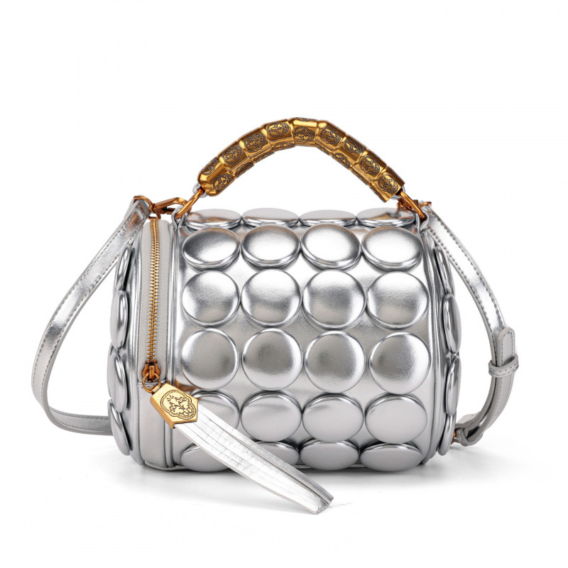 2026 새로운 디자인 여성 레트로 버튼 가죽 핸드백  - Luxury Bags Youtube 리뷰 및 가격