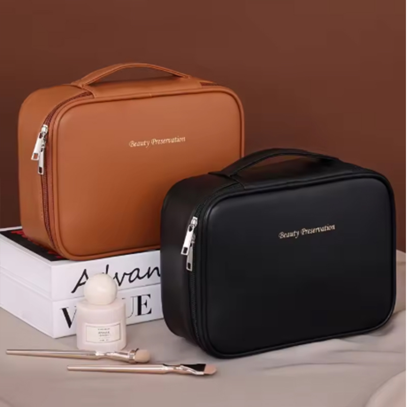 새로운 여성용 화장품 가방 휴대용 수납 가방 대용량 고 - Luxury Bags Storage 리뷰 및 가격