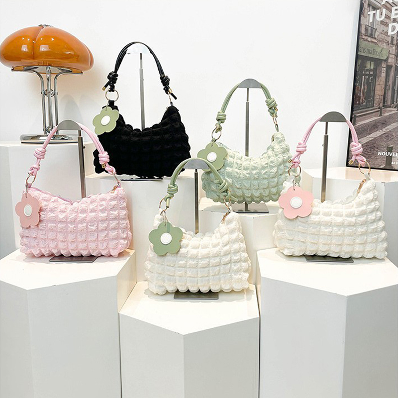 여성용 새 핸드백 한국 단색 도파민 패셔너블 다용도 숄 - Luxury Bags Women Brands 리뷰 및 가격