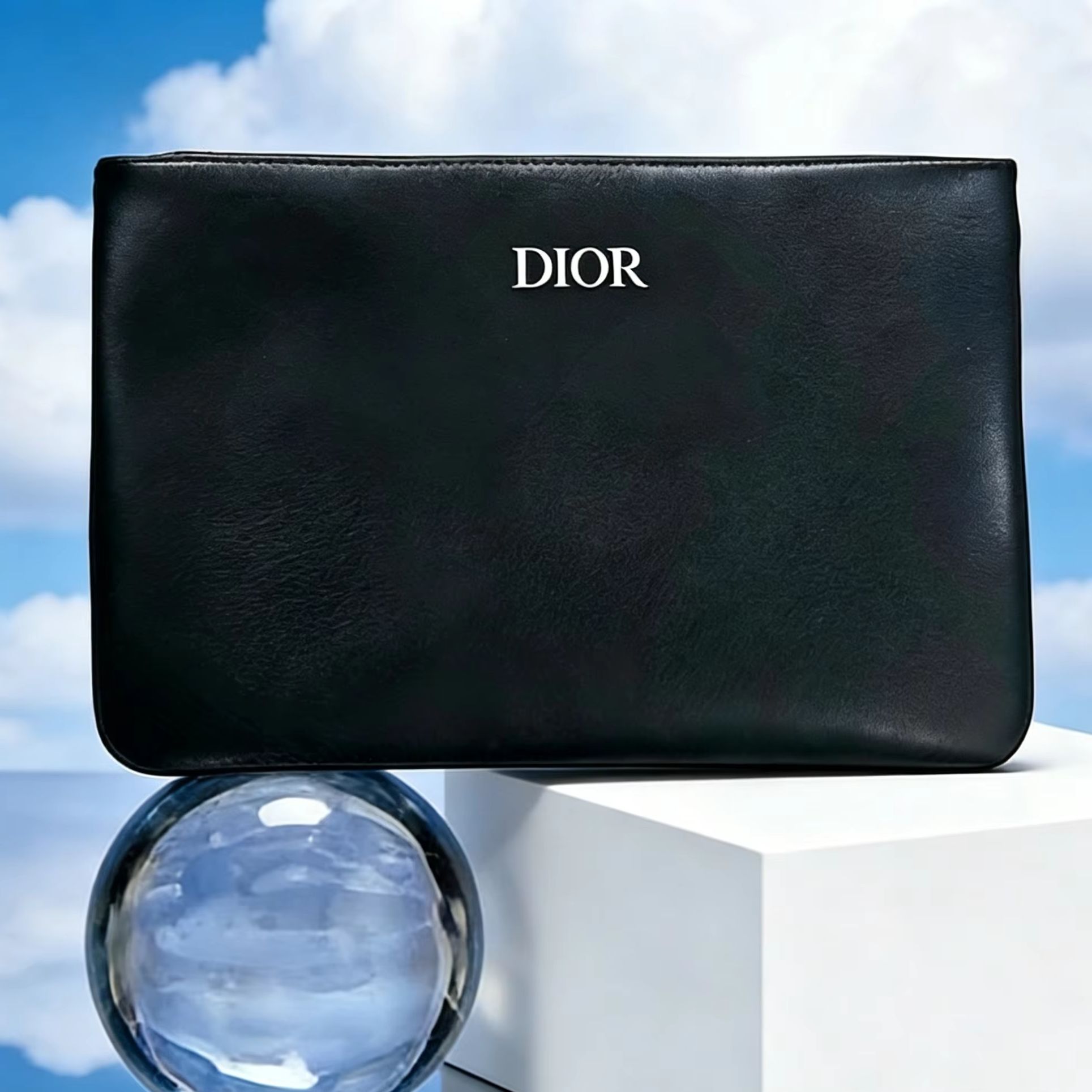 디올의 독특한 블랙 가죽 핸드백, 브랜드 로고가 있는  - Luxury Bags Dior 리뷰 및 가격