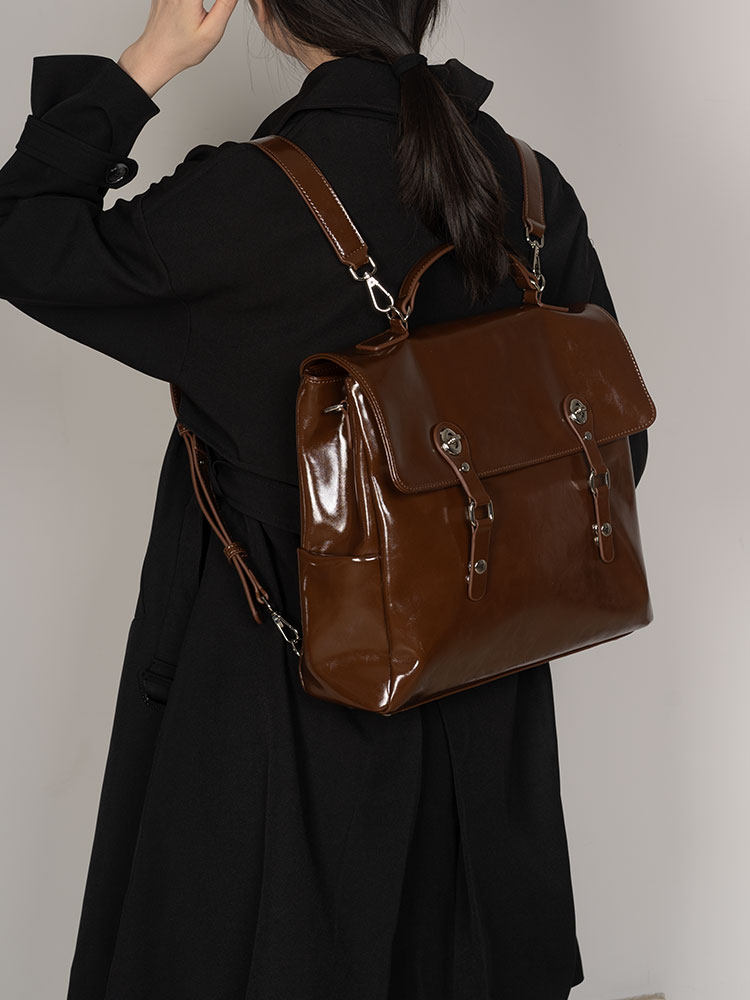 2026 패션 뉴 컬리지 스타일 고품질 에나멜 광택 탑 - Top Handle Patent Bag 리뷰 및 가격