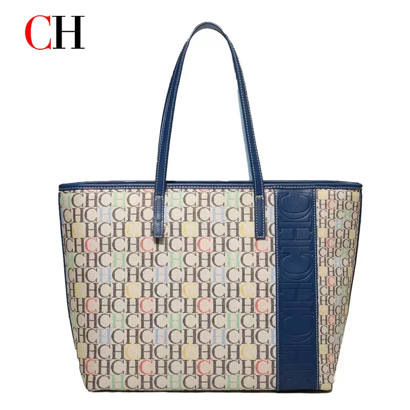 CH 토트백 모노그램 프린트 대용량 숄더백 브라운 천연 - Tote Bag Leather Monogram 리뷰 및 가격