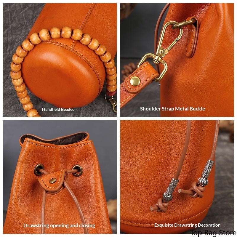 빈티지 미니 버킷백 여성용 풀그레인 가죽 데일리 드로스 - Luxury Bags Everyday 리뷰 및 가격