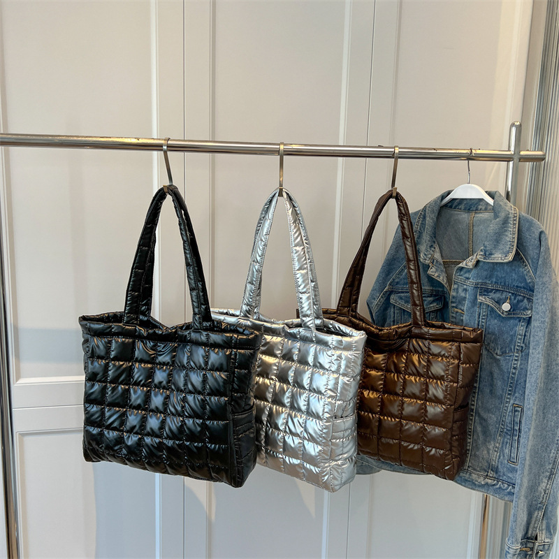 뜨거운 판매 겨울 공간 코튼 토트, 여성 대용량 패딩  - Luxury Bags In Sale 리뷰 및 가격
