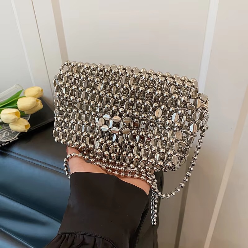 PU 고급스러운 느낌의 단색 이브닝 백, 홀로우 아웃  - Luxury Bags Storage 리뷰 및 가격