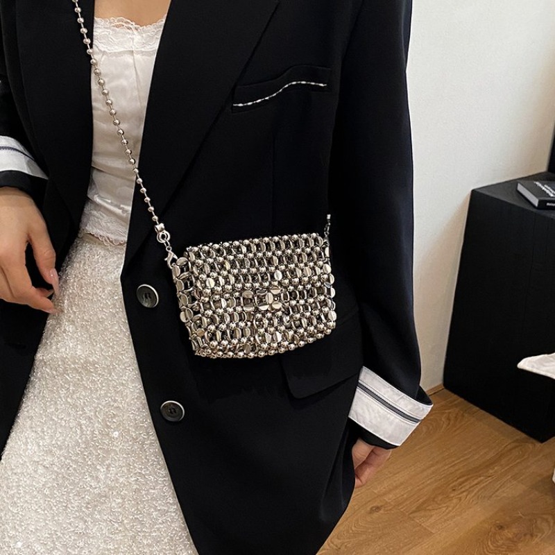 PU 고급스러운 느낌의 단색 이브닝 백, 홀로우 아웃  - Luxury Bags Storage 리뷰 및 가격