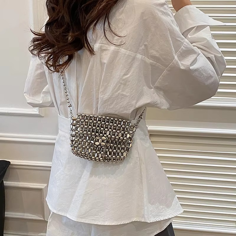 PU 고급스러운 느낌의 단색 이브닝 백, 홀로우 아웃  - Luxury Bags Storage 리뷰 및 가격