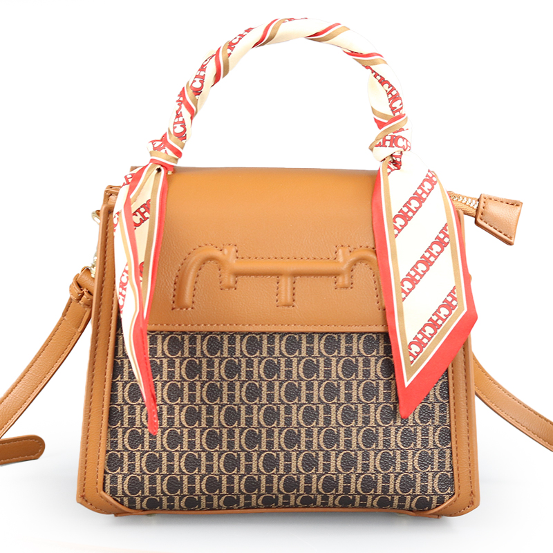 CH 뉴 여성 레트로 호스빗 핸드백 스카프 핸들 모노그 - Tote Bag Leather Monogram 리뷰 및 가격