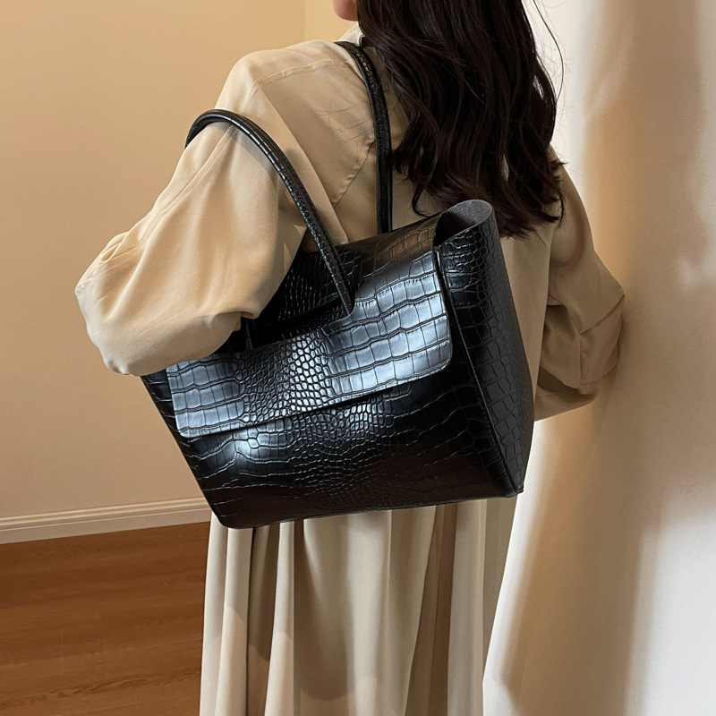 여성용 대용량 핸드백 레트로 통근용 토트백, 스톤 패턴 - Luxury Bags Edit 리뷰 및 가격